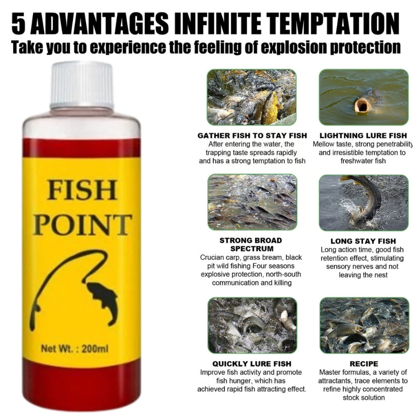 Natural Scent Fish Attractants for Baits - For All Types (Buy 1 Get 1 Free)