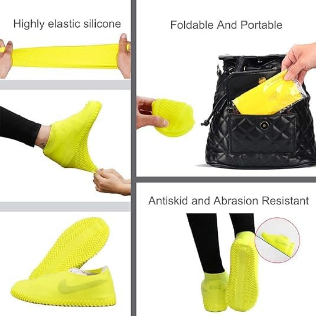 Waterproof Silicone Shoe Covers – Reusable, Anti-Skid Protection.