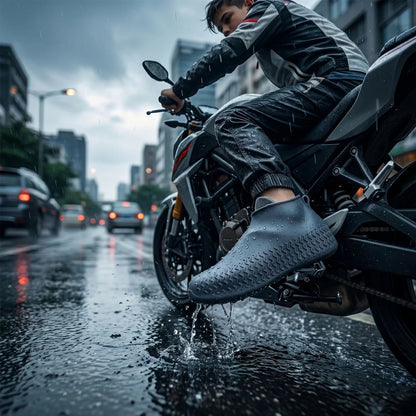 Waterproof Silicone Shoe Covers – Reusable, Anti-Skid Protection.